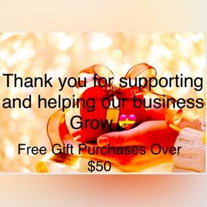 🎁Thanks for stopping by and shopping our closet 😀💕 free Gift(s)~orders over $50🎁